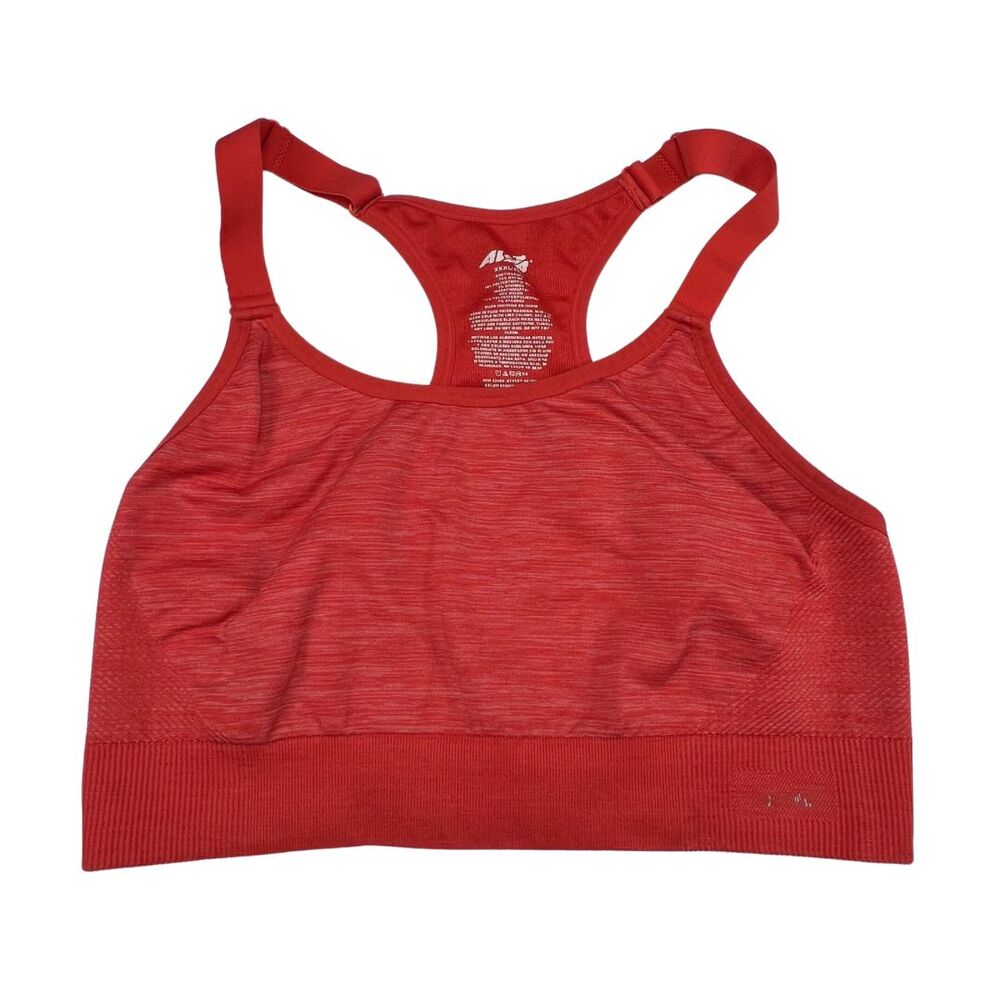 AVIA Sports Bra 3X Wireless Medium Support Altheisure Yoga Scoop Neck Activewear